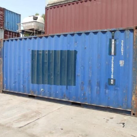 A photo of a used 20ft shipping container